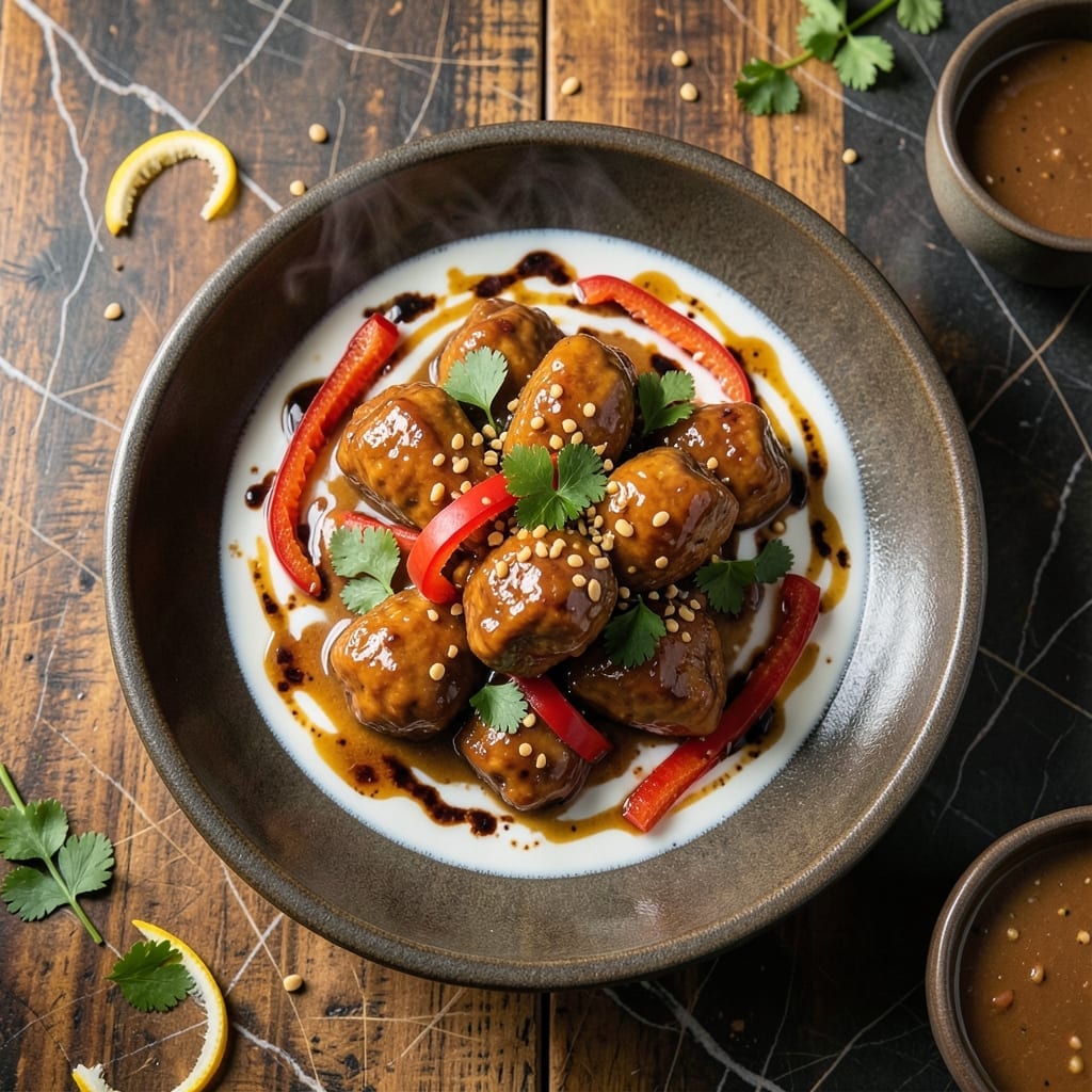 Peanut Chicken Recipe With Peanut Butter: Creamy Thai-Inspired Satay Bowl