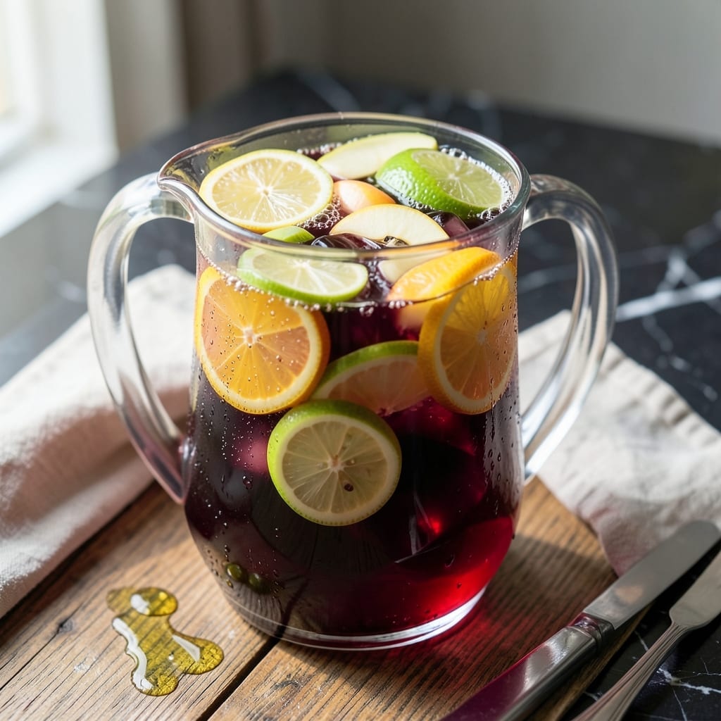 Easy Red Sangria Recipe With Sprite: Fruity Bubbly Pitcher Perfection
