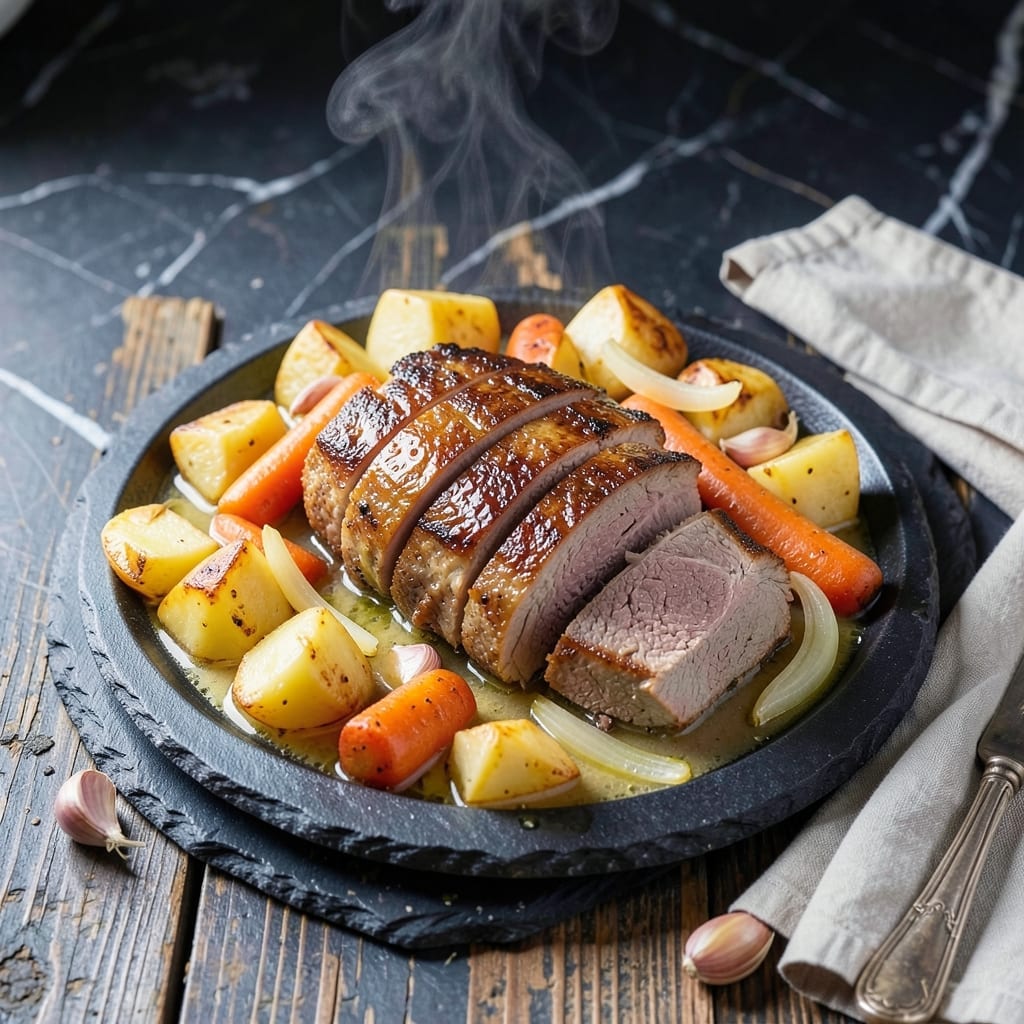 Pork Tenderloin Crock Pot Recipe With Potatoes and Carrots: Set-It-and-Forget-It Meal