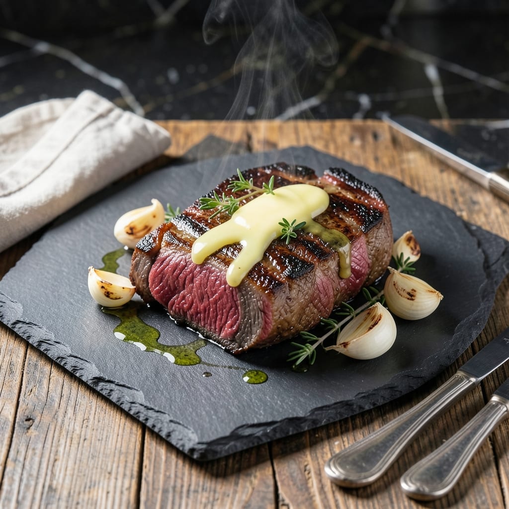 Beef Blade Steak Recipe: Pan-Seared With Garlic Butter Basting