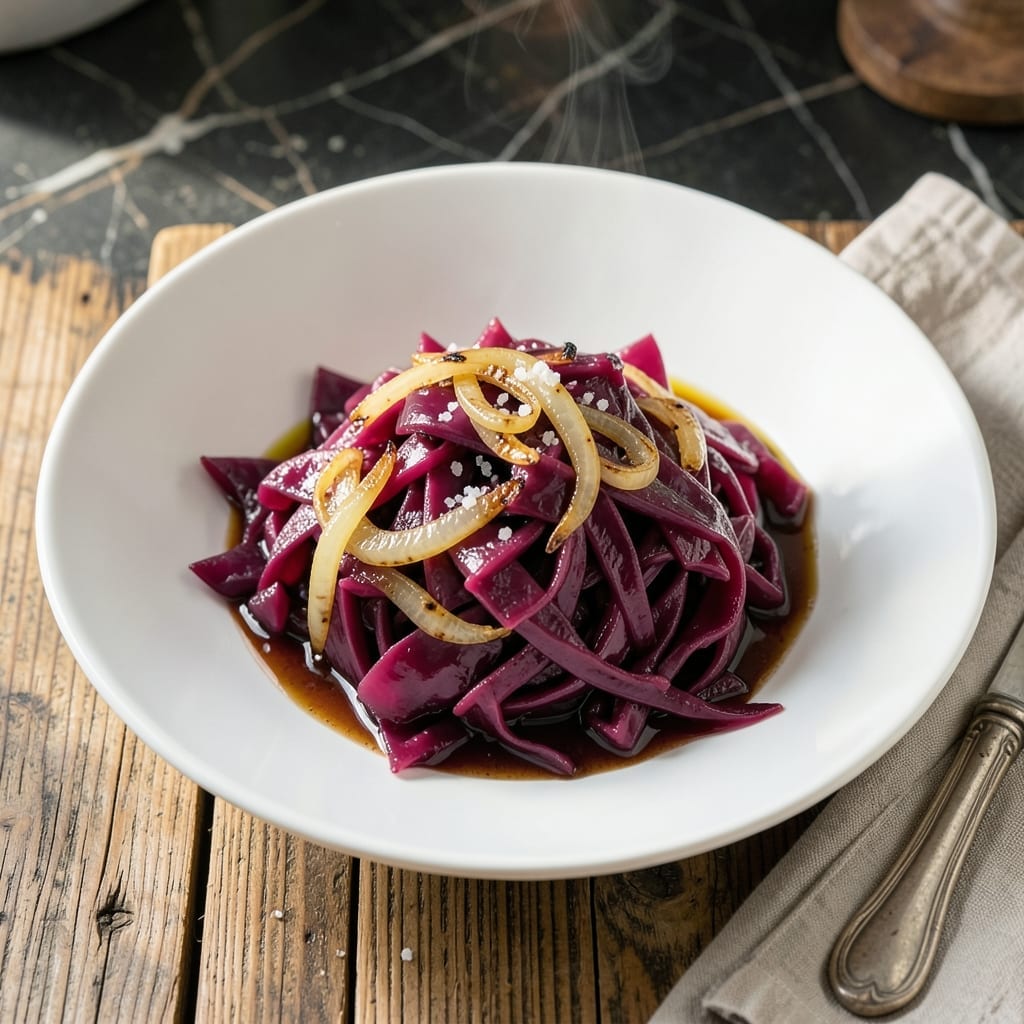 Houston's Braised Red Cabbage Recipe: Vinegar-Kissed Sweetness With Spiced Depth