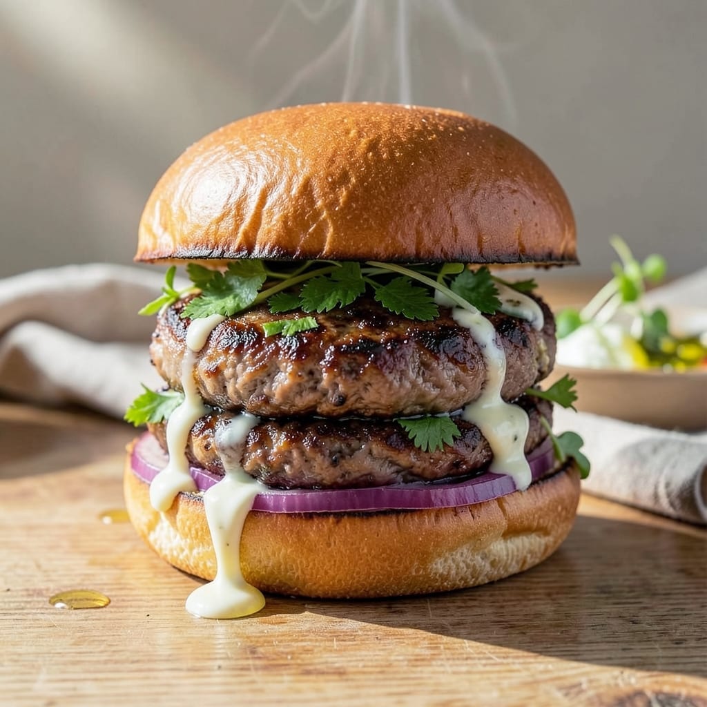 Lamb Burger Recipe Jamie Oliver: Mediterranean Herb-Infused Patties