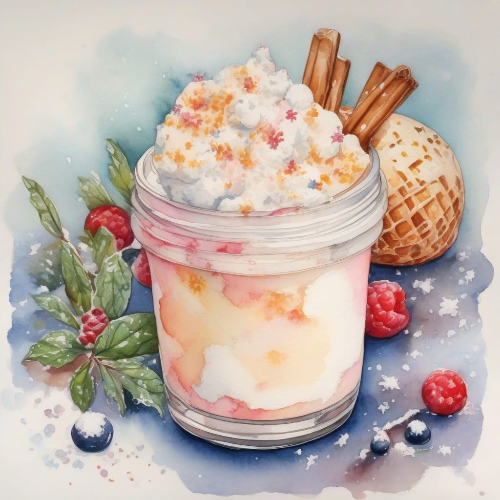 snow cream recipe without snow
