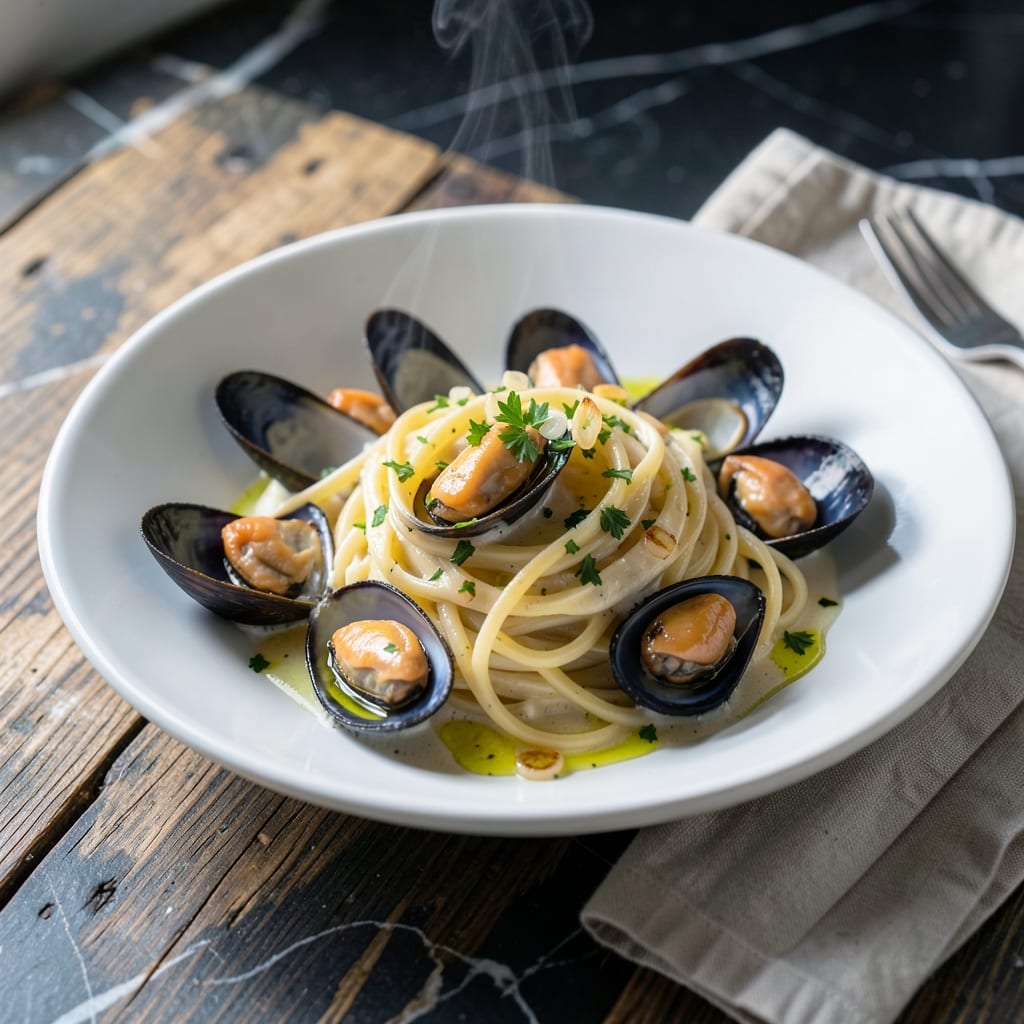 Mussels Pasta Recipe Creamy: Briny Seafood Meets Silky Sauce