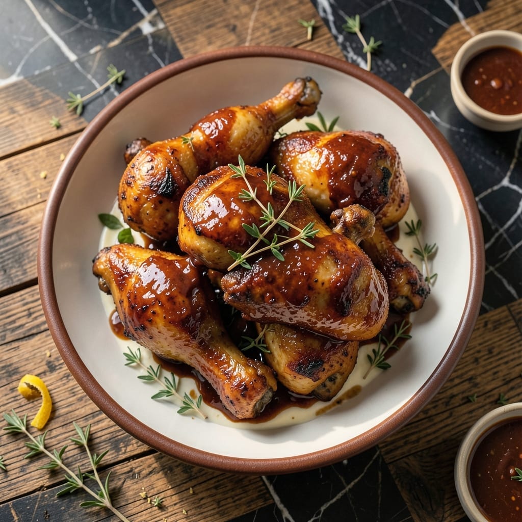 Recipe for Oven Barbecued Chicken: Saucy Baked Goodness