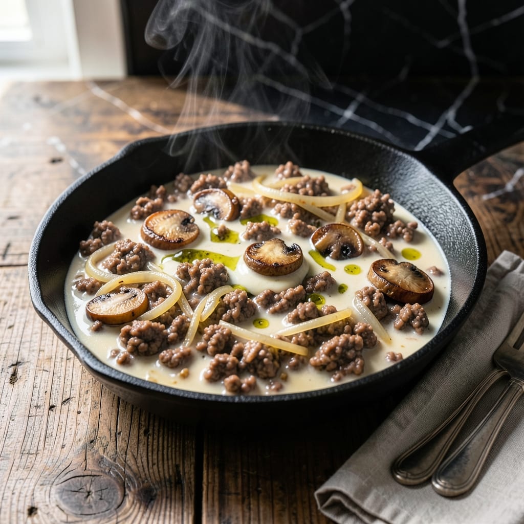 Ground Beef Stroganoff Recipe Dairy Free: Mushroom-Rich Sauce Without Cream