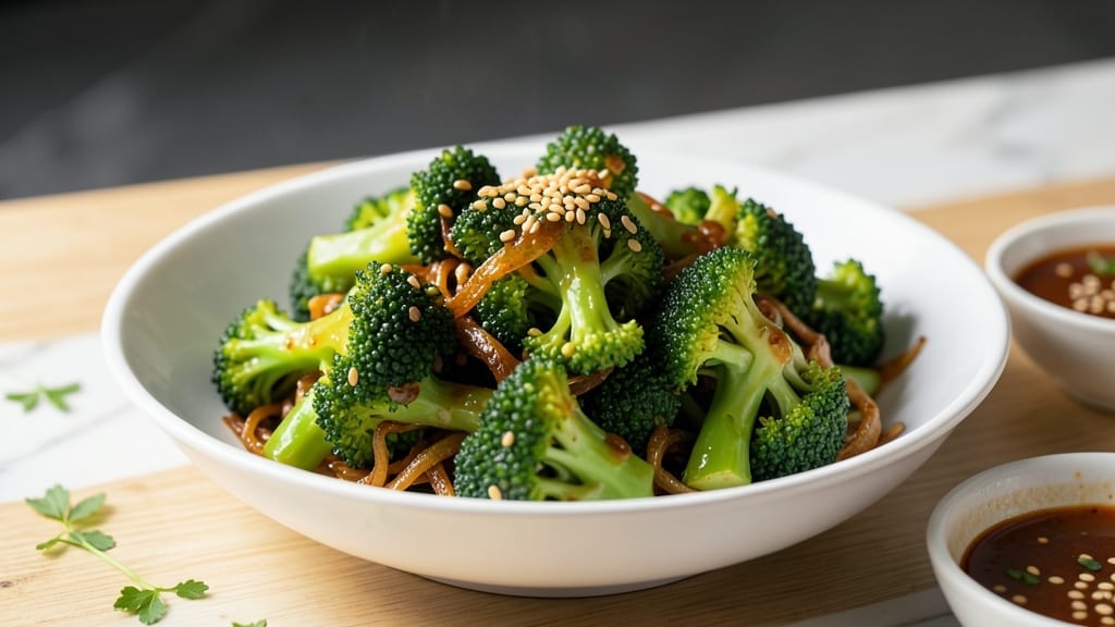 Asian-Inspired Sesame Broccoli