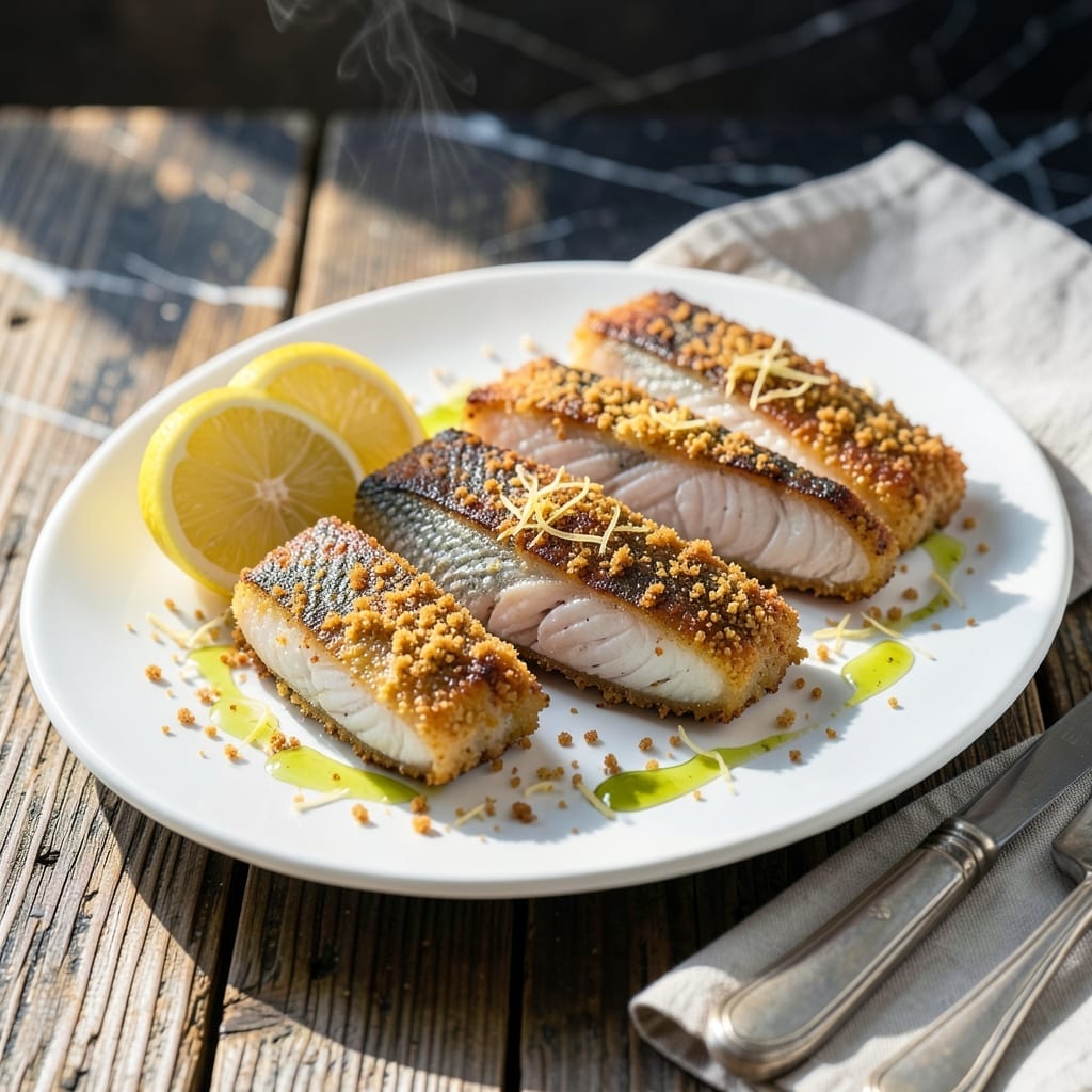 Frozen Pollock Fillets Recipe: Crispy Oven-Baked with Lemon Zest