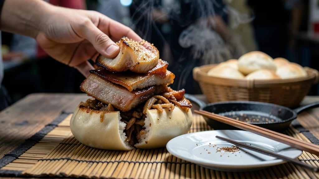 Smoked Pork Belly Bao Buns