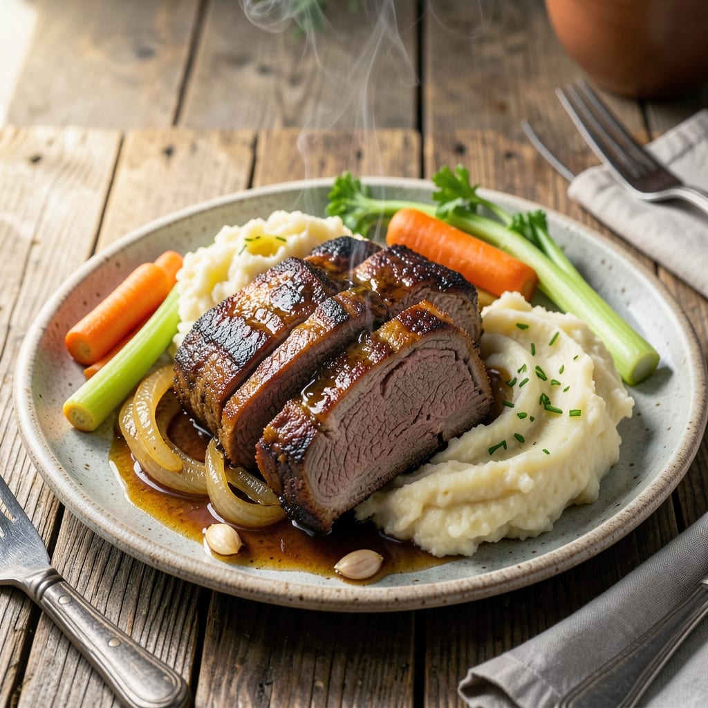 Pot Roast Recipe Crock Pot With Mashed Potatoes: Set-It-and-Forget-It Sunday Supper
