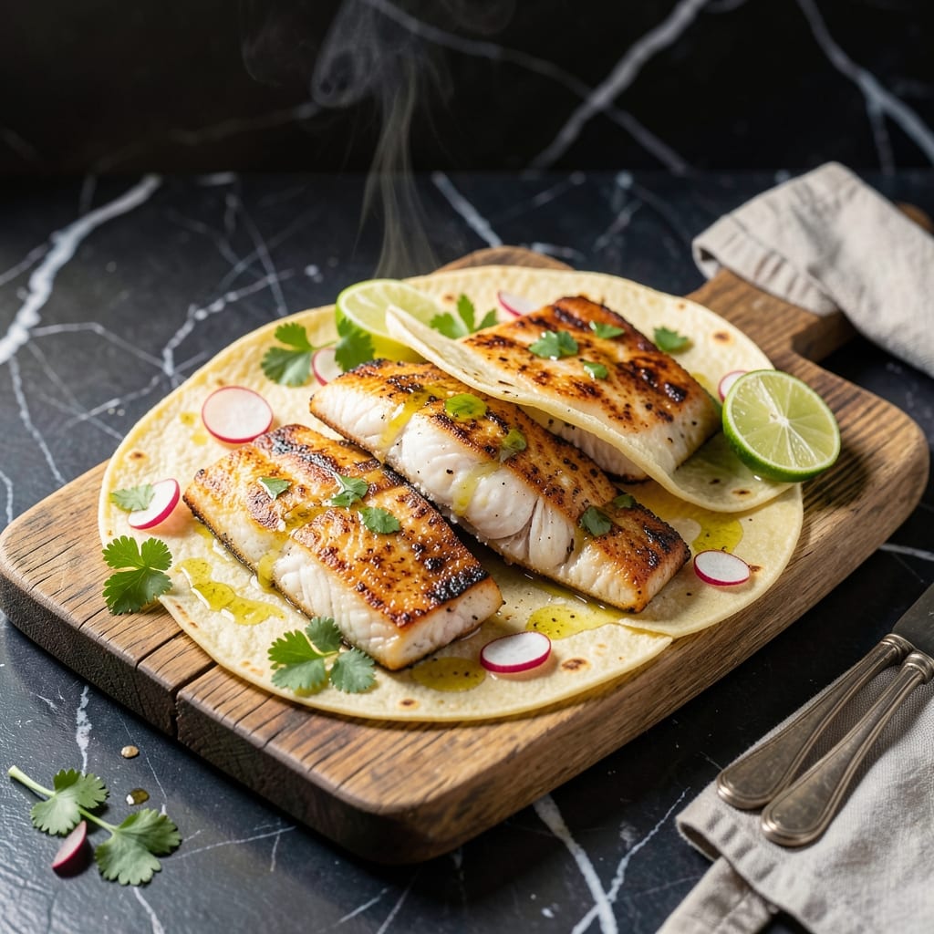 Sea Bass Tacos Recipe: Baja-Style Citrus and Crunch
