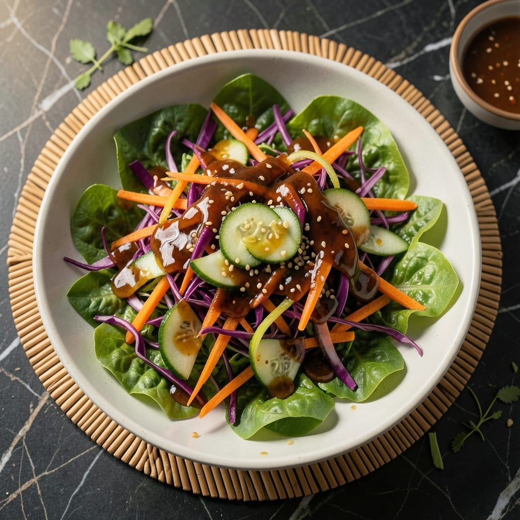 Oriental Dressing Recipe Salad: Tangy Sesame-Ginger Emulsion