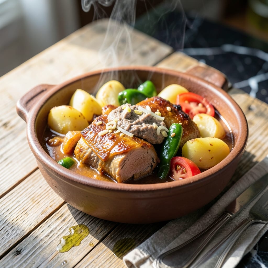 Filipino Caldereta Recipe Pork: Slow-Cooked Tomato Stew with Potatoes