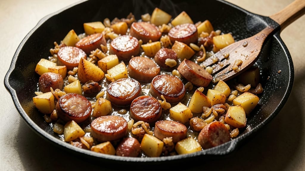 Classic Smoked Sausage and Potato Hash