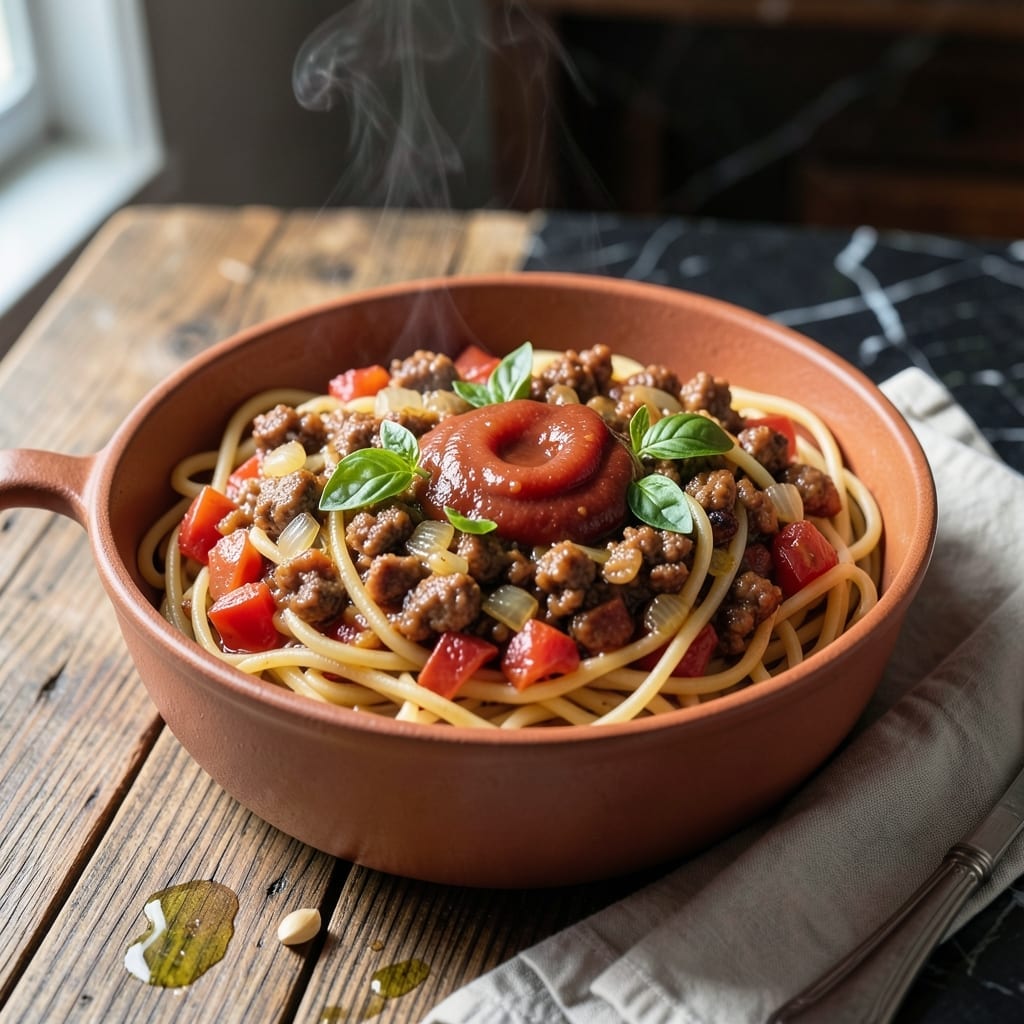 Italian Sausage Spaghetti Sauce Recipe: Rich Tomato and Herb Simmered Depth