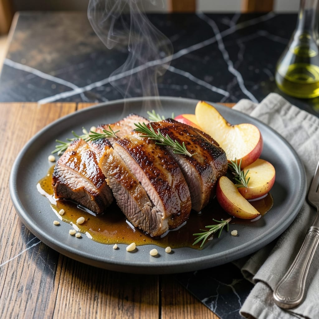 Recipe for Pork Sirloin Chops in a Slow Cooker: Fork-Tender With Apple Cider Glaze