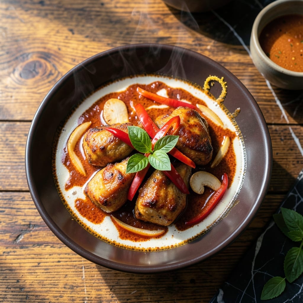 Thai Red Curry Chicken Recipe With Coconut Milk: Authentic Spice and Creamy Depth