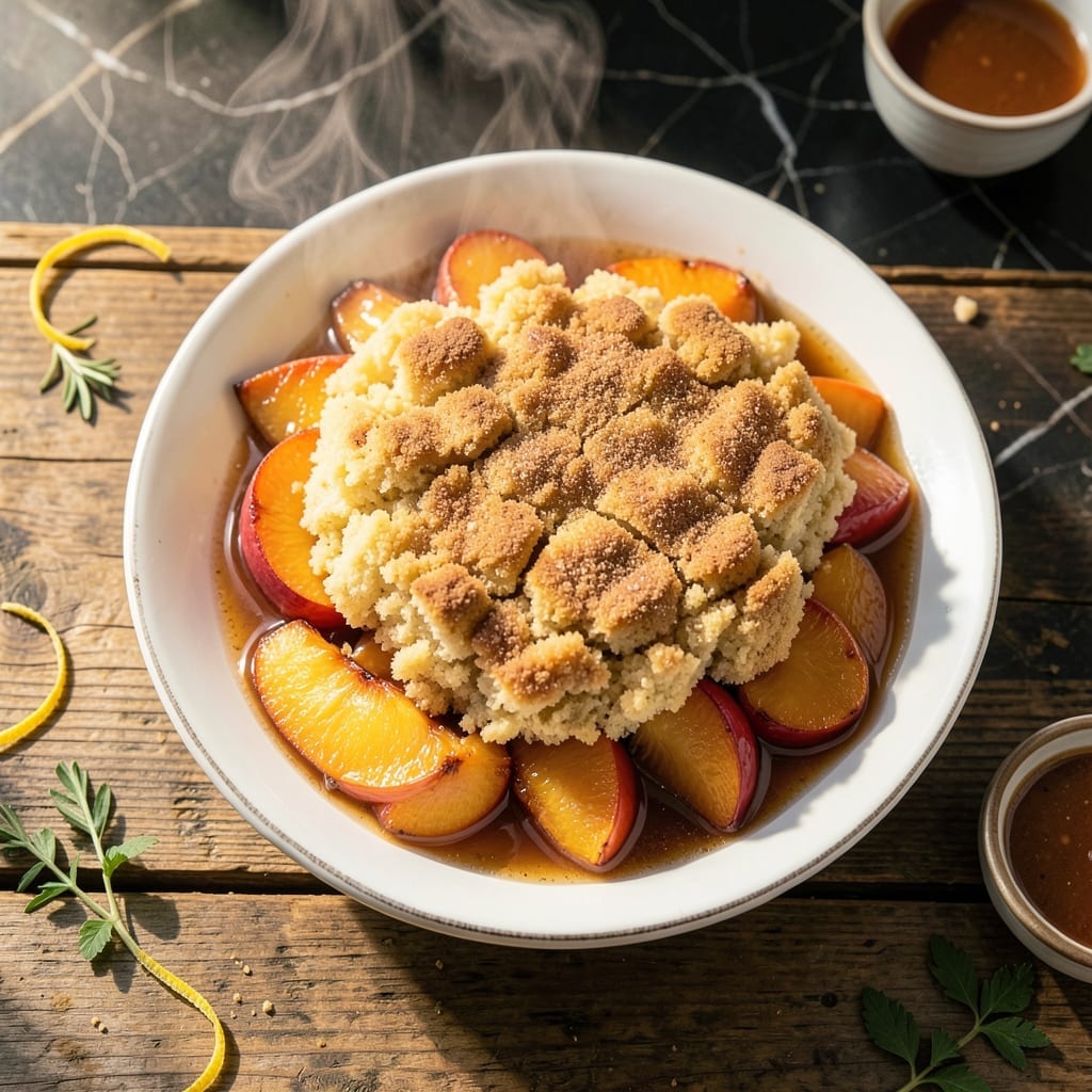 Golden Corral Peach Cobbler Recipe: Buttery Biscuit Topping Over Sweet Peaches