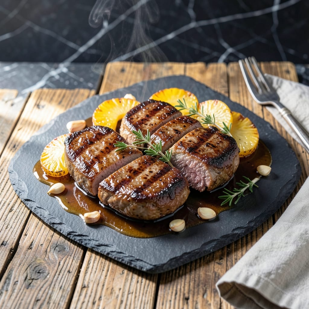 Gammon Steak Recipe: Pan-Seared With Pineapple Glaze