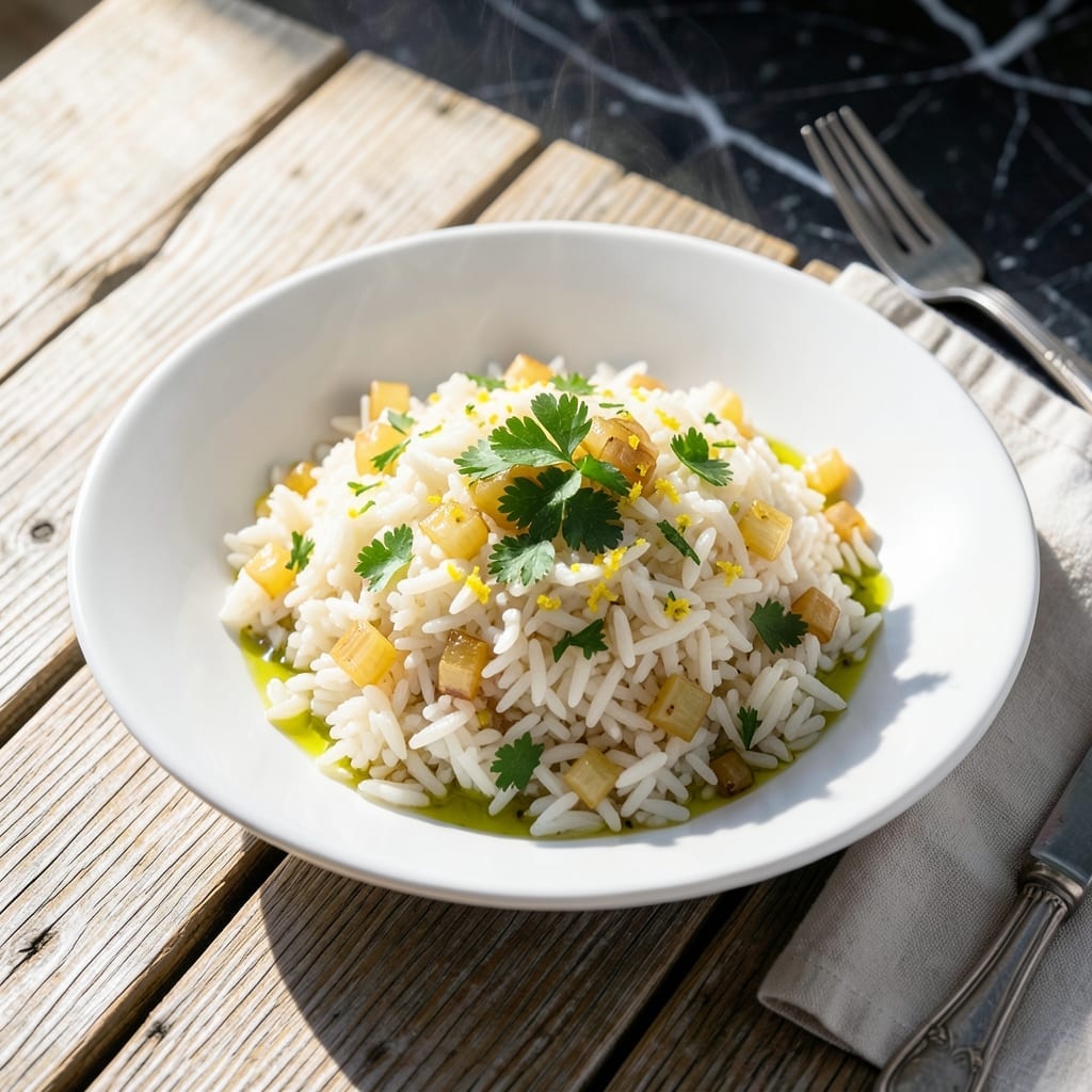 Taziki's Rice Recipe: Mediterranean-Style Lemon and Herb Infusion