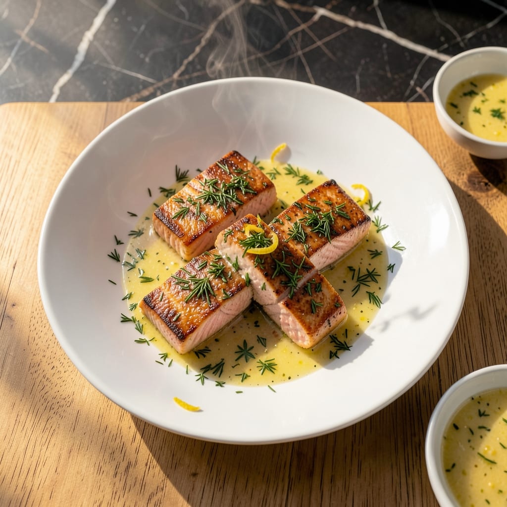 Jamie Oliver's Salmon Steak Recipe: Zesty Herb-Crusted Simplicity
