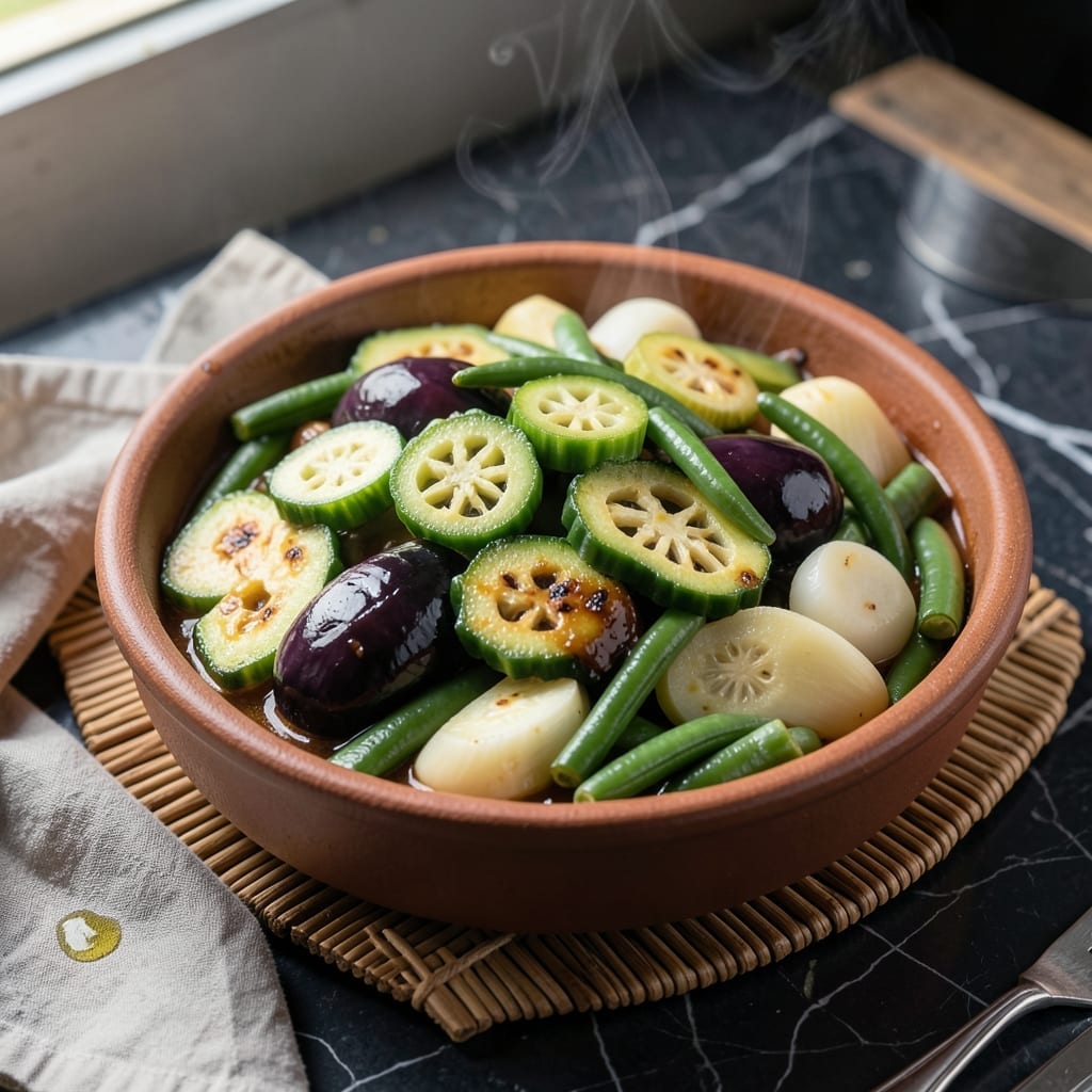 Recipe for Filipino Pinakbet: Vegetable Medley With Shrimp Paste Depth