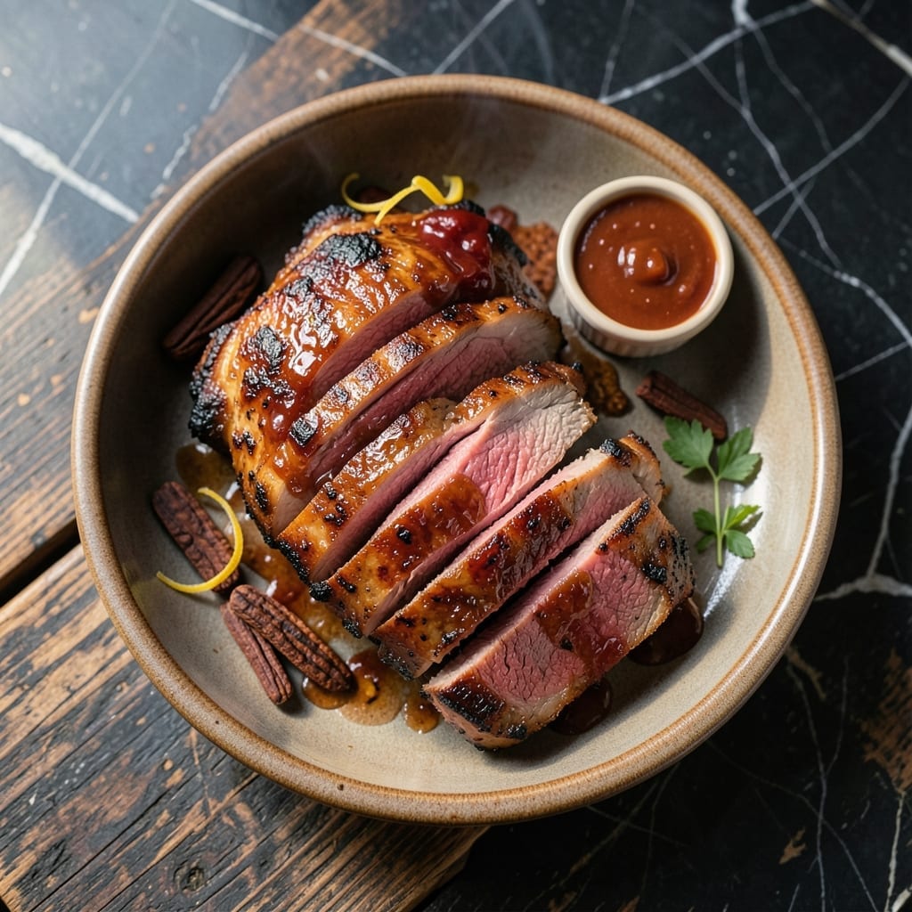 Recipe for Barbecued Pork Tenderloin: Smoky-Sweet Glaze on Juicy Cuts