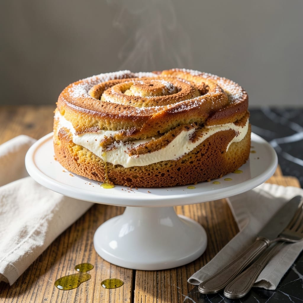 Pumpkin Roll Recipe Pioneer Woman: Spiced Cake With Cream Cheese Swirl