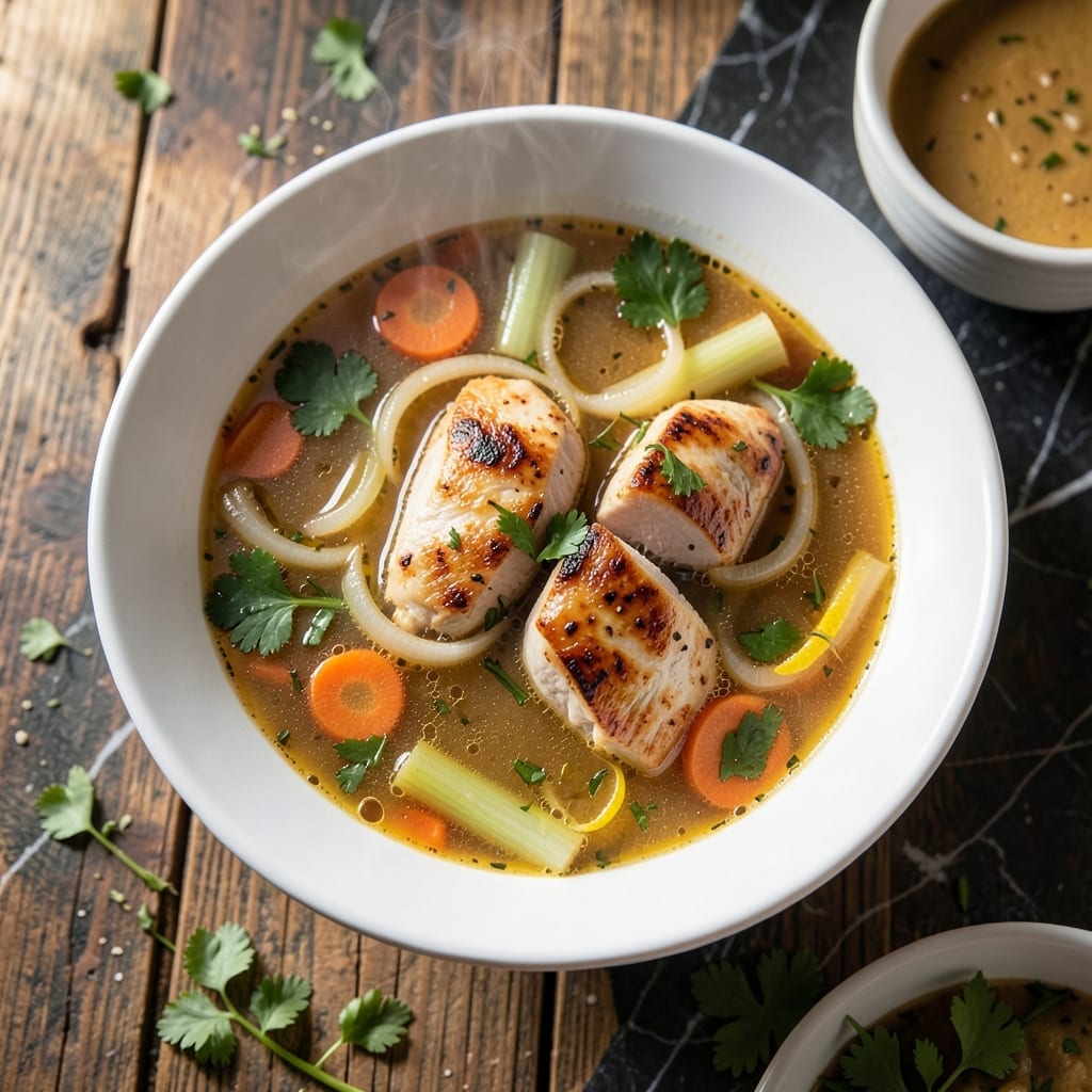 Carrabba's Italian Grill Chicken Soup Recipe: Rustic Herbs and Hearty Broth