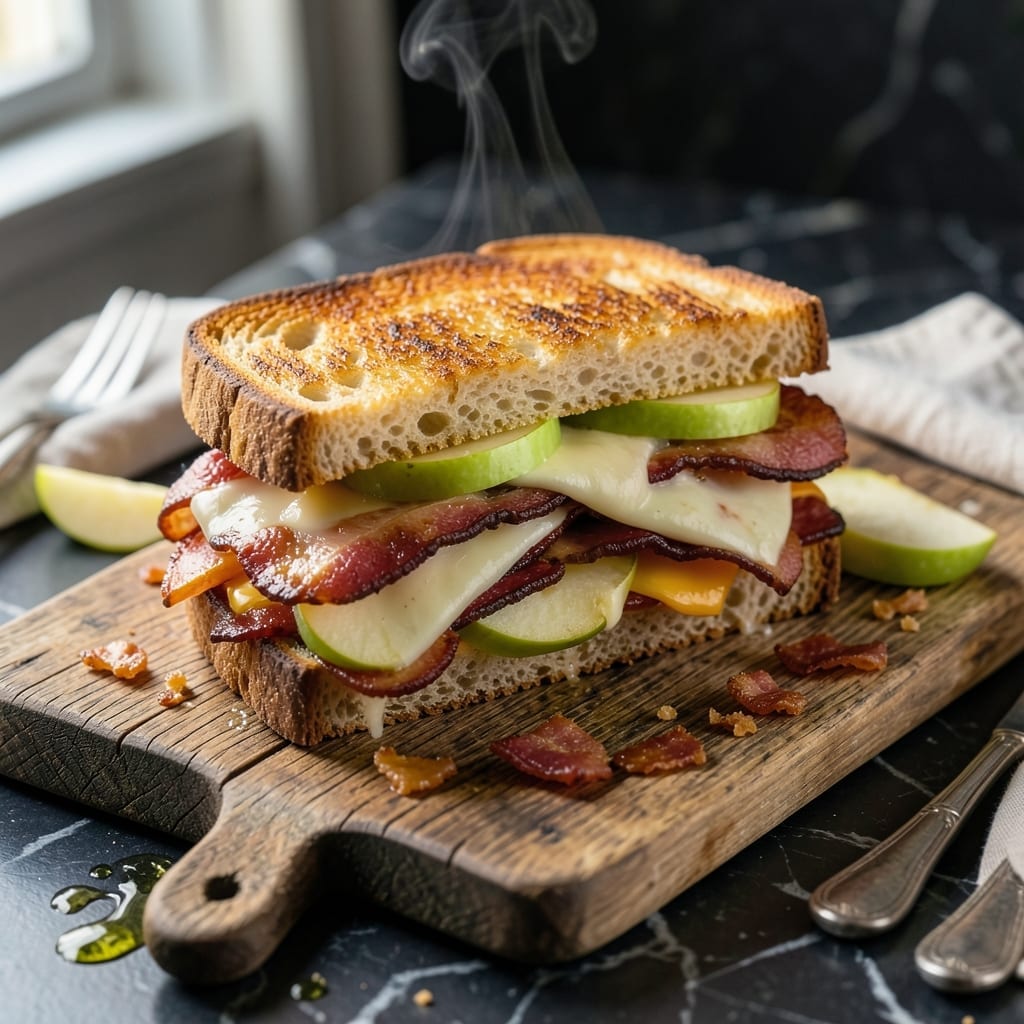 Apple Bacon Grilled Cheese Recipe: Sweet and Savory Melted Harmony