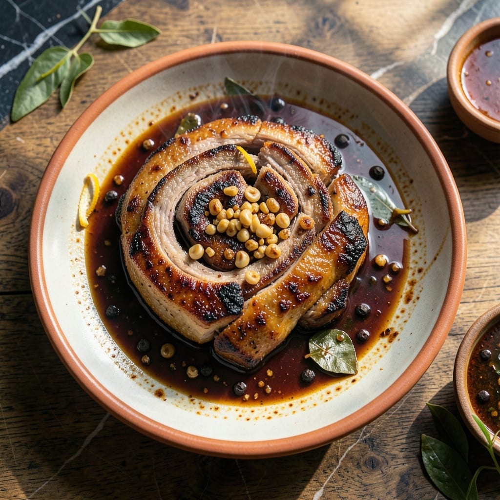 Grilled Pork Liempo Recipe: Smoky Garlic Glaze Over Charred Edges