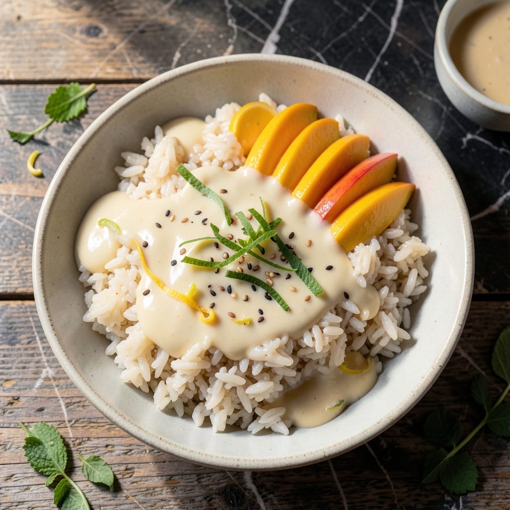 Easy Mango Sticky Rice Recipe With Coconut Milk: Tropical Sweetness in Minutes