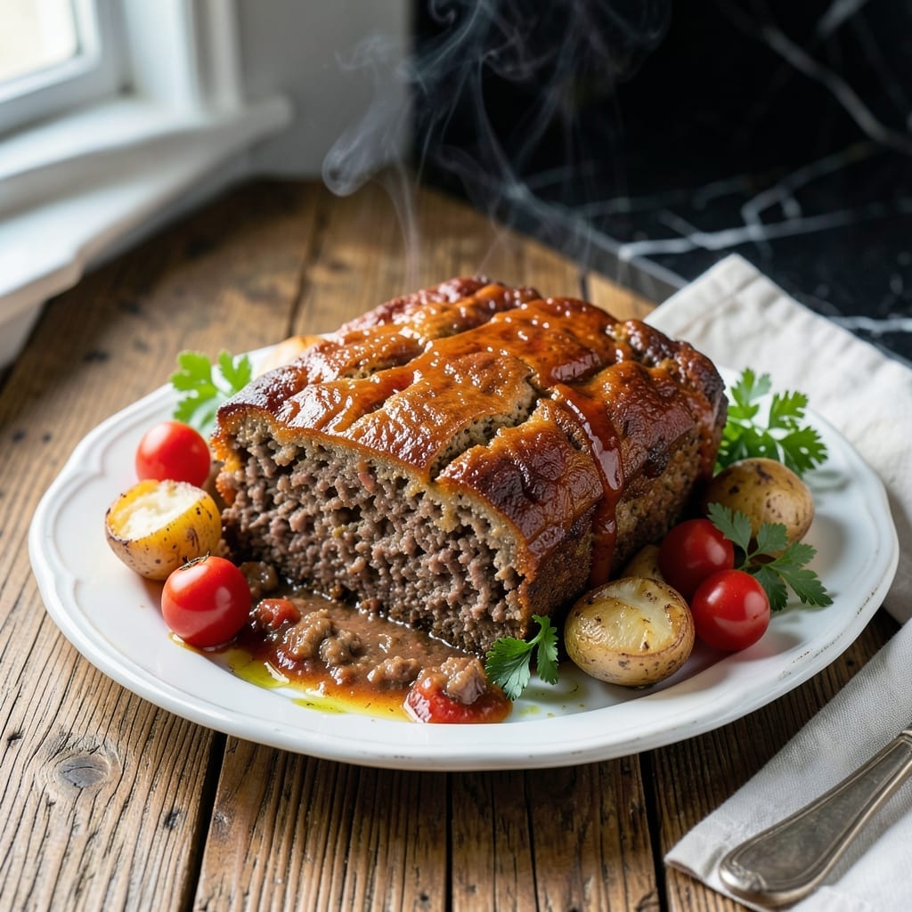 Meatloaf Recipe With Beef Pork and Veal: Triple-Meat Moisture in Every Slice