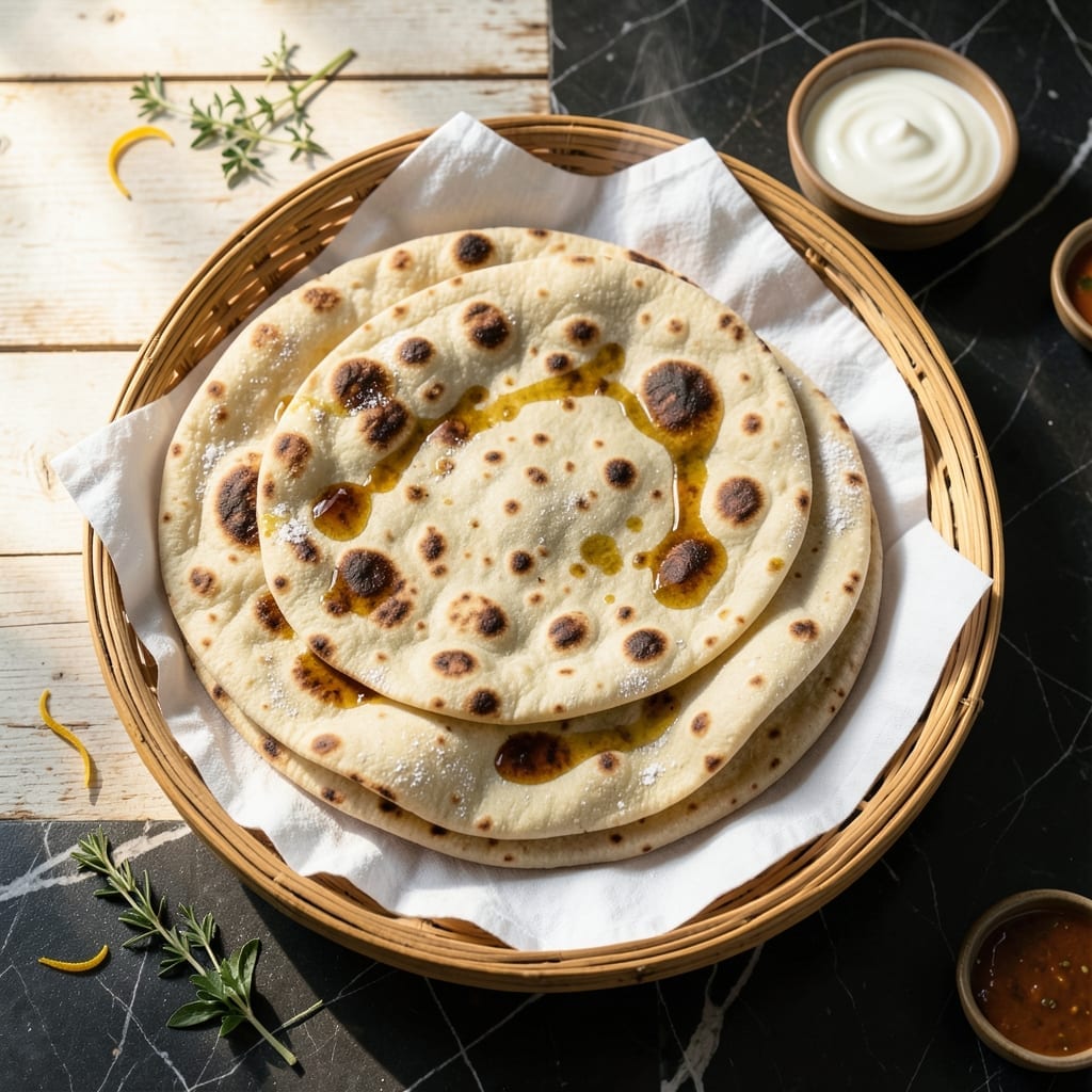 Recipe Indian Flat Bread: Pillowy Layers With Charred Bubbles