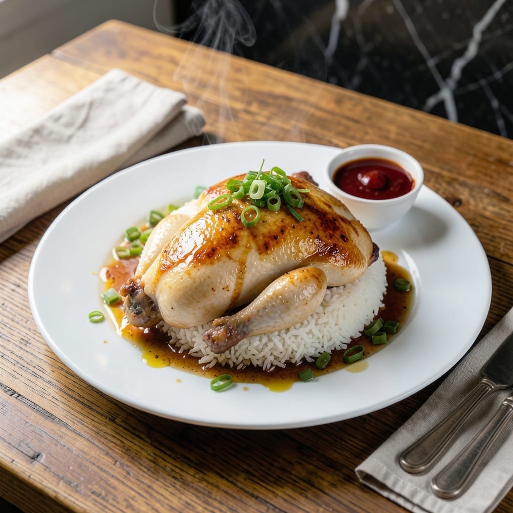 Hainan Chicken Rice Recipe Malaysia: Fragrant Ginger and Garlic Infusion