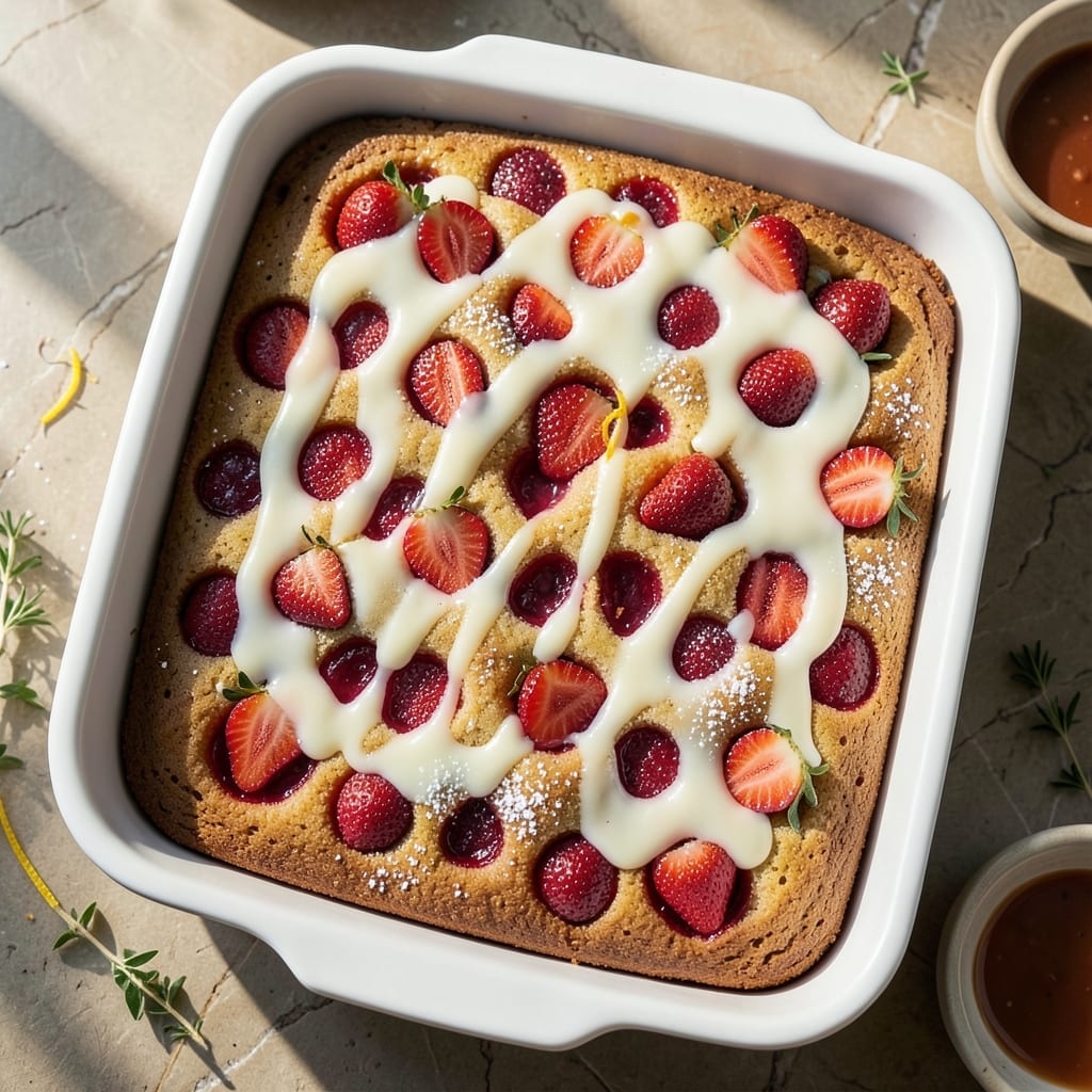 Strawberry Poke Cake Recipe With Sweetened Condensed Milk: Moist Layers Soaked in Creamy Sweetness