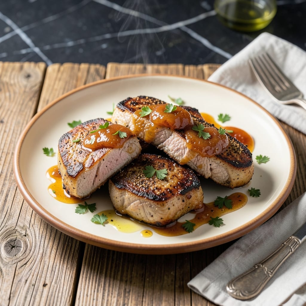 Recipe for Pork Chops With Apricot Preserves: Sweet and Savory GlazedPerfection