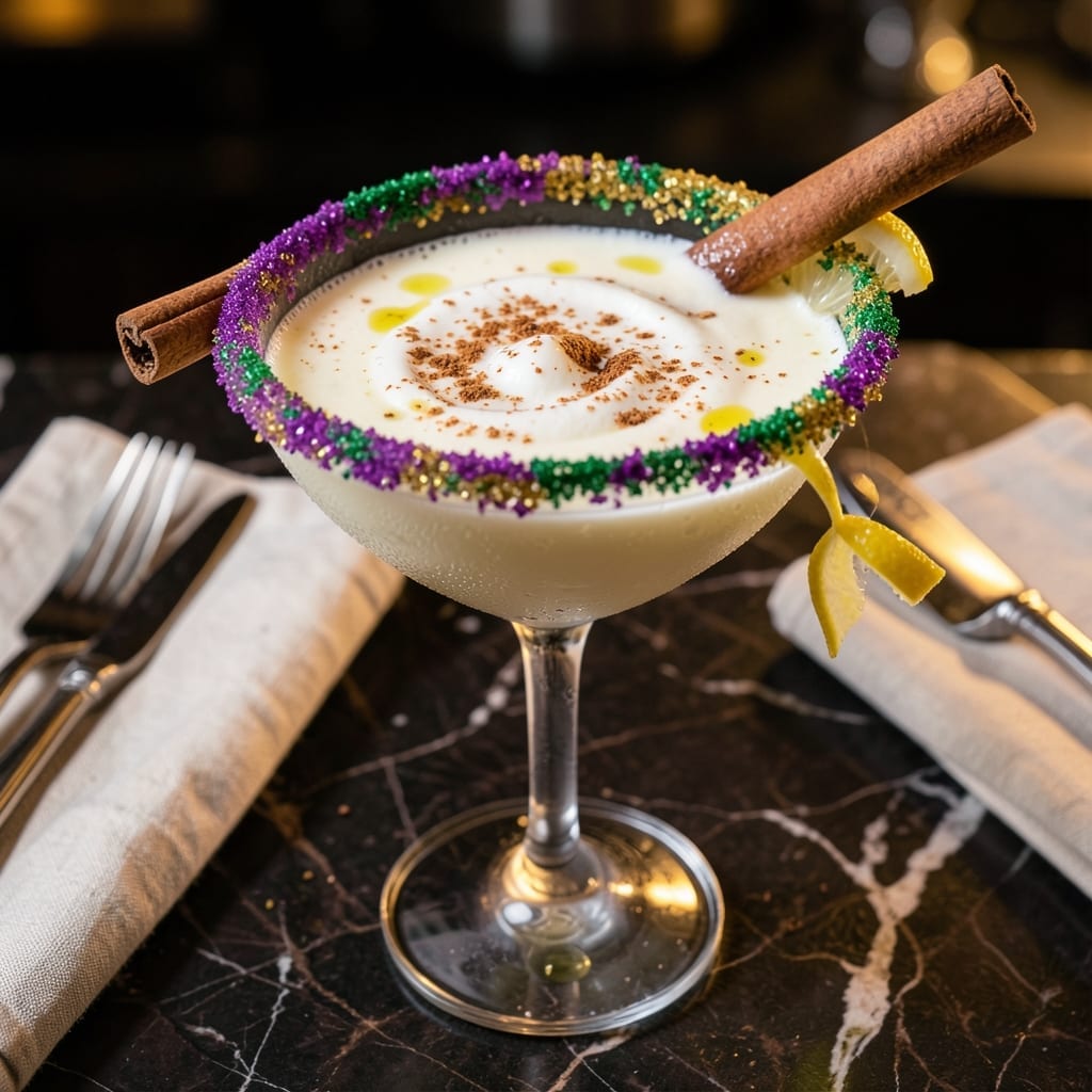 King Cake Martini Recipe: Mardi Gras Festivity in a Glass