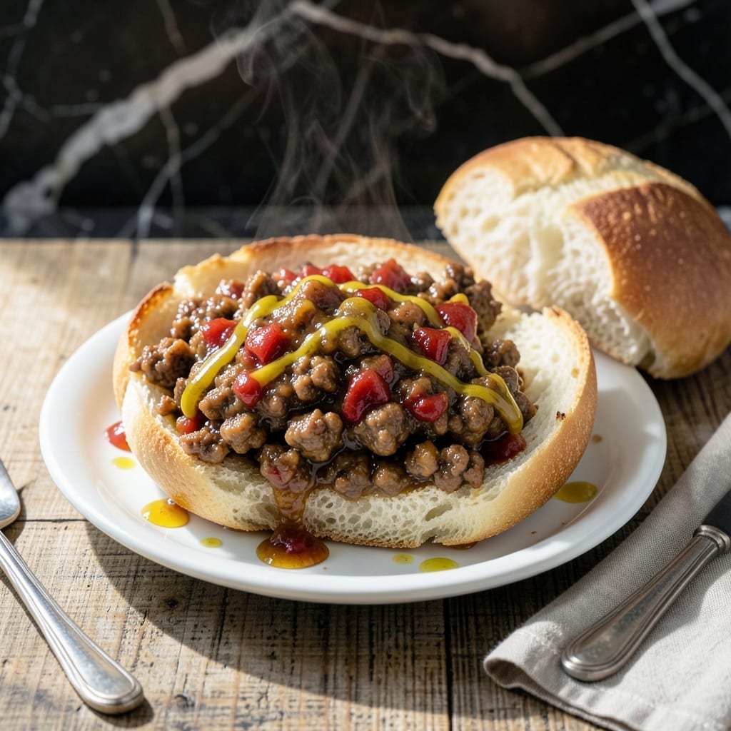 Sloppy Joe Recipe With Ketchup, Mustard, Brown Sugar, Vinegar: Sweet and Tangy Homemade Sauce