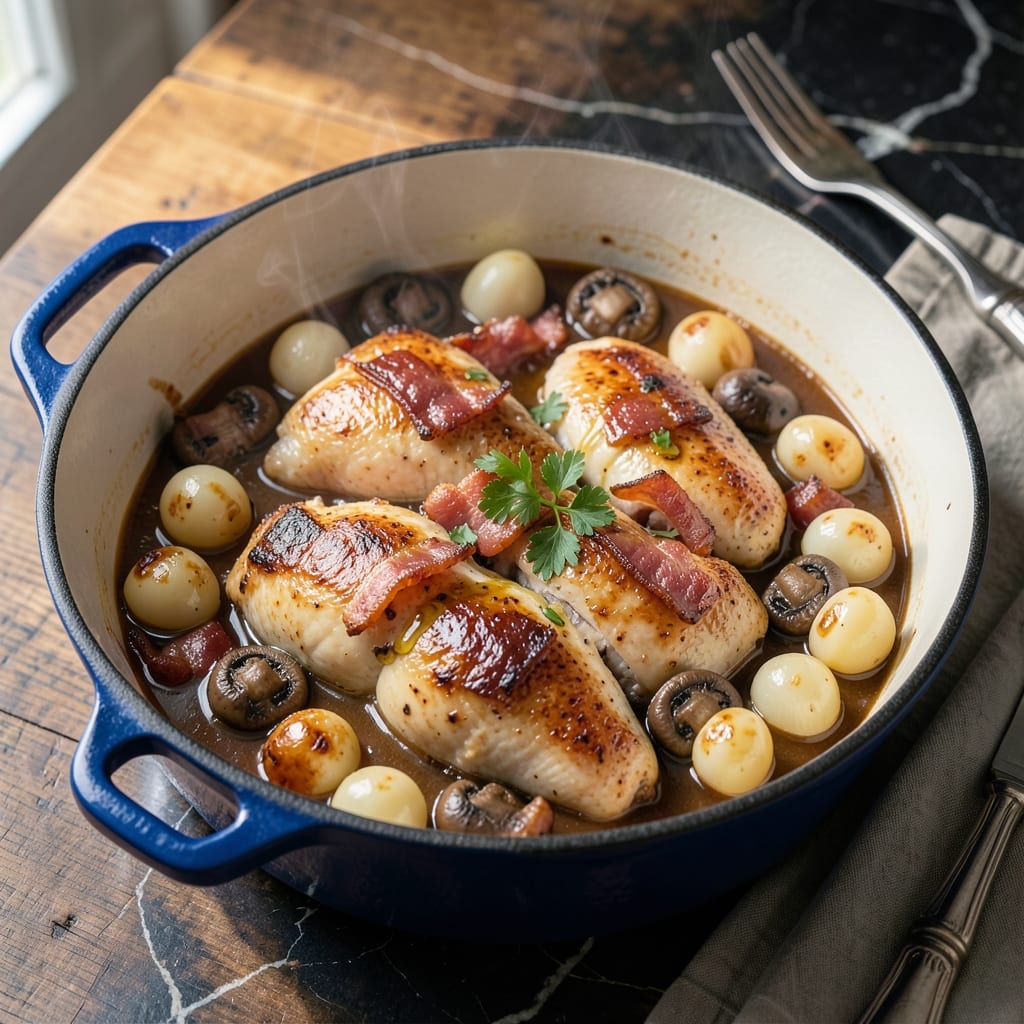 Recipe for Coq Au Vin Easy Recipe: French Bistro Flavor Simplified