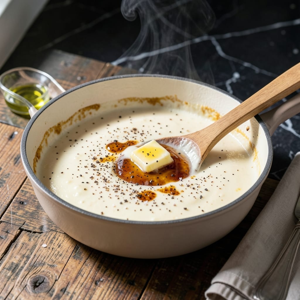 Recipe for White Gravy for Biscuits and Gravy: Southern-Style Smooth and Peppery