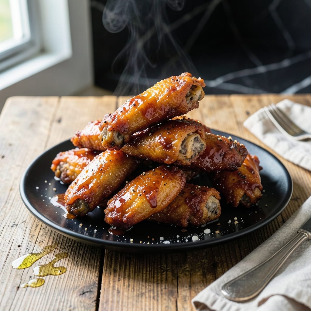 Fried Barbecue Chicken Wings Recipe: Smoky Crisp With Finger-Licking Glaze
