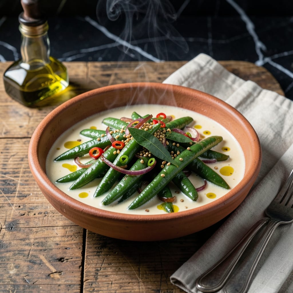 Long Beans Recipe Sri Lankan Style: Spiced Coconut and Curry Leaf Stir-Fry