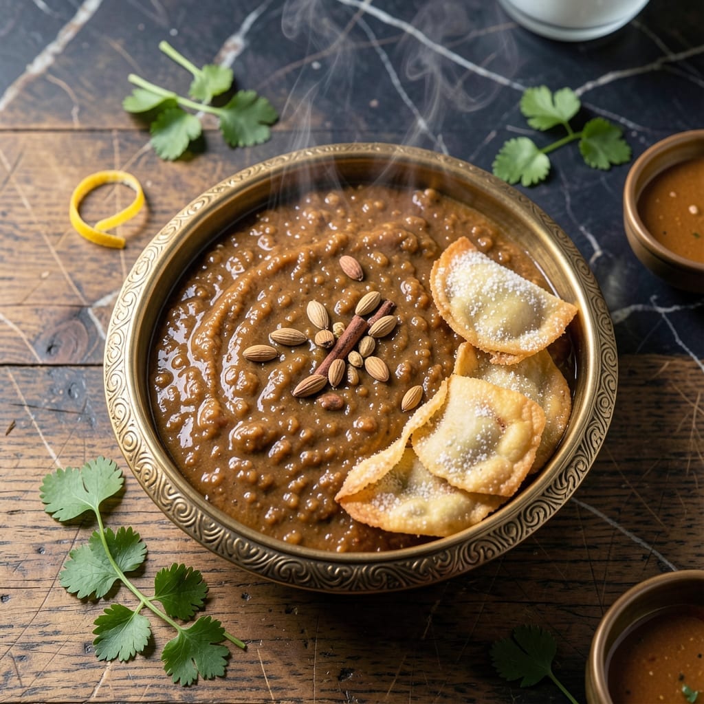 Halwa Puri Recipe by Food Fusion: Flaky Bread with Sweet Semolina Delight