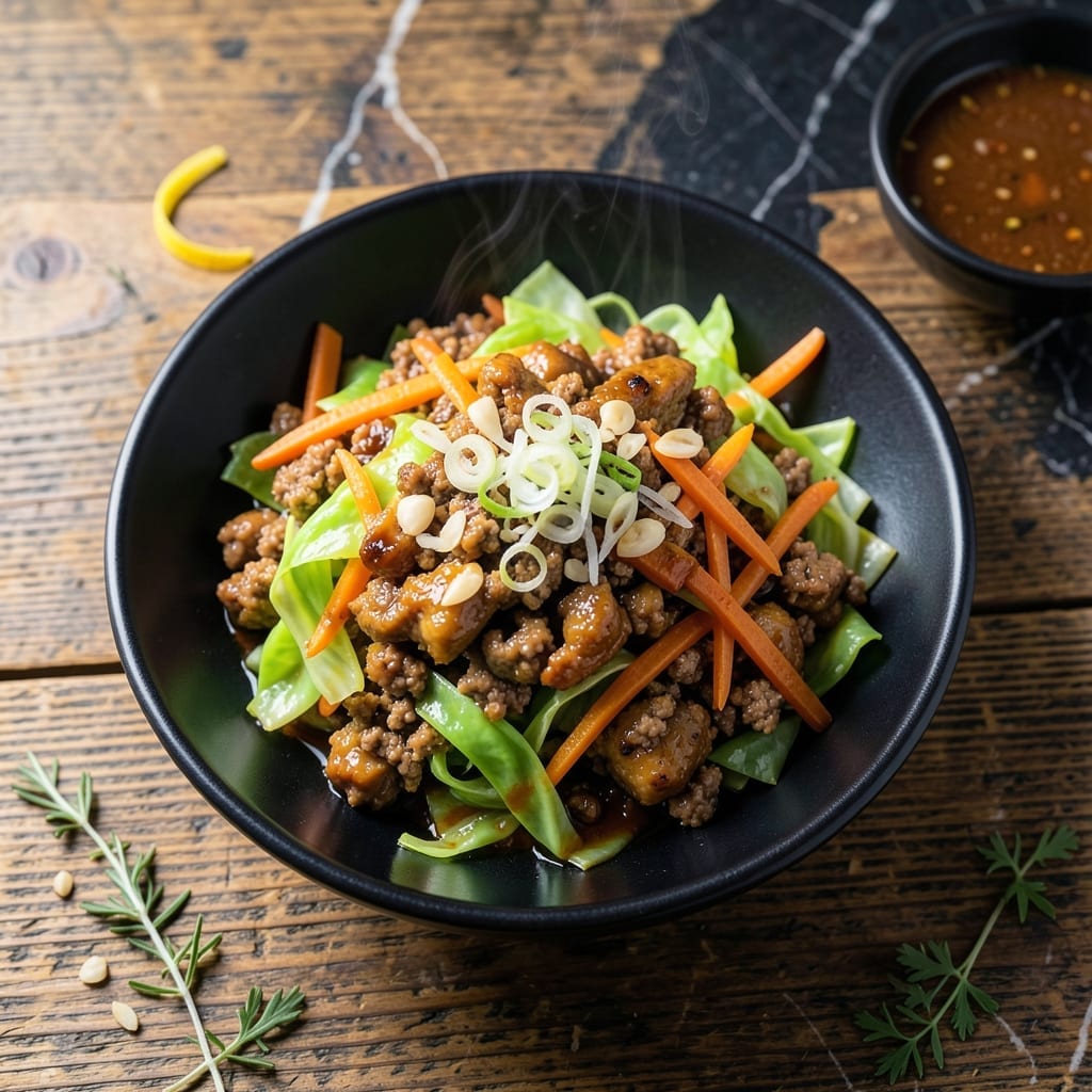 Egg Roll in a Bowl Recipe Ground Turkey: Deconstructed Asian Flavors Without the Wrapper