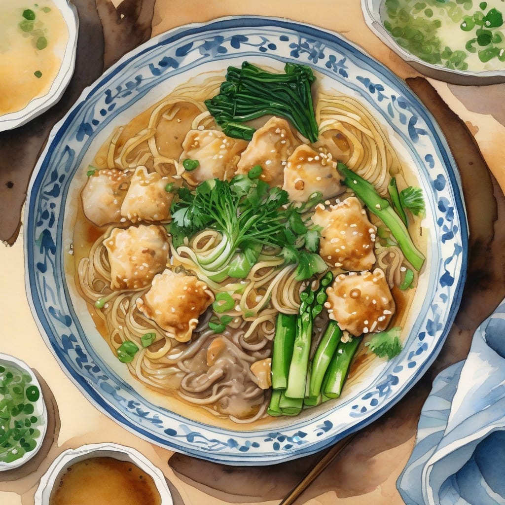 potsticker noodle bowl recipe