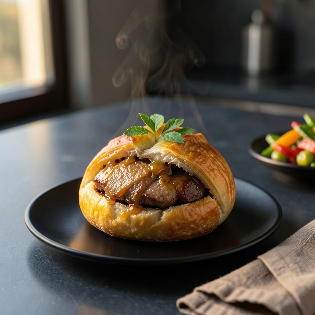Chinese Baked BBQ Pork Bun Recipe: Fluffy Buns With Sweet Glazed Filling