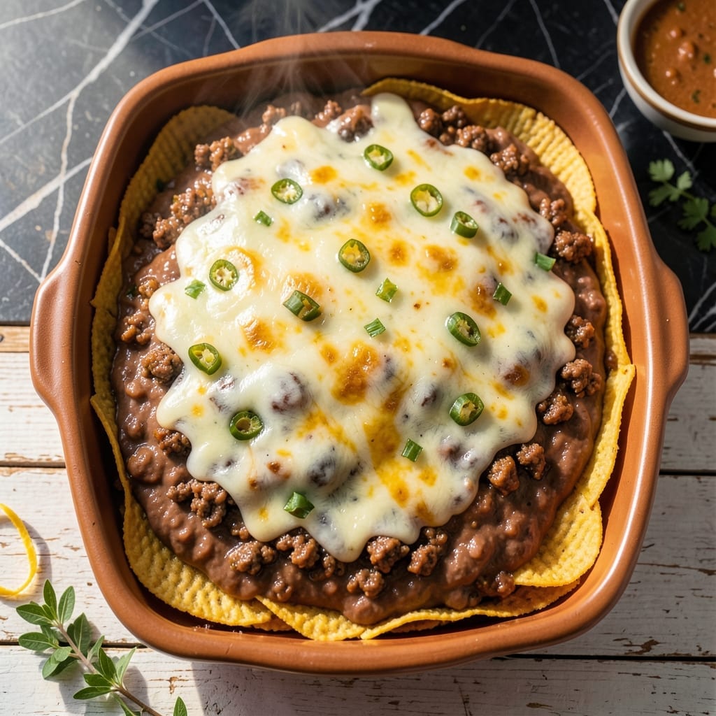 Mexican White Trash Casserole Recipe Instructions: Cheesy Layers of Southwestern Flavor