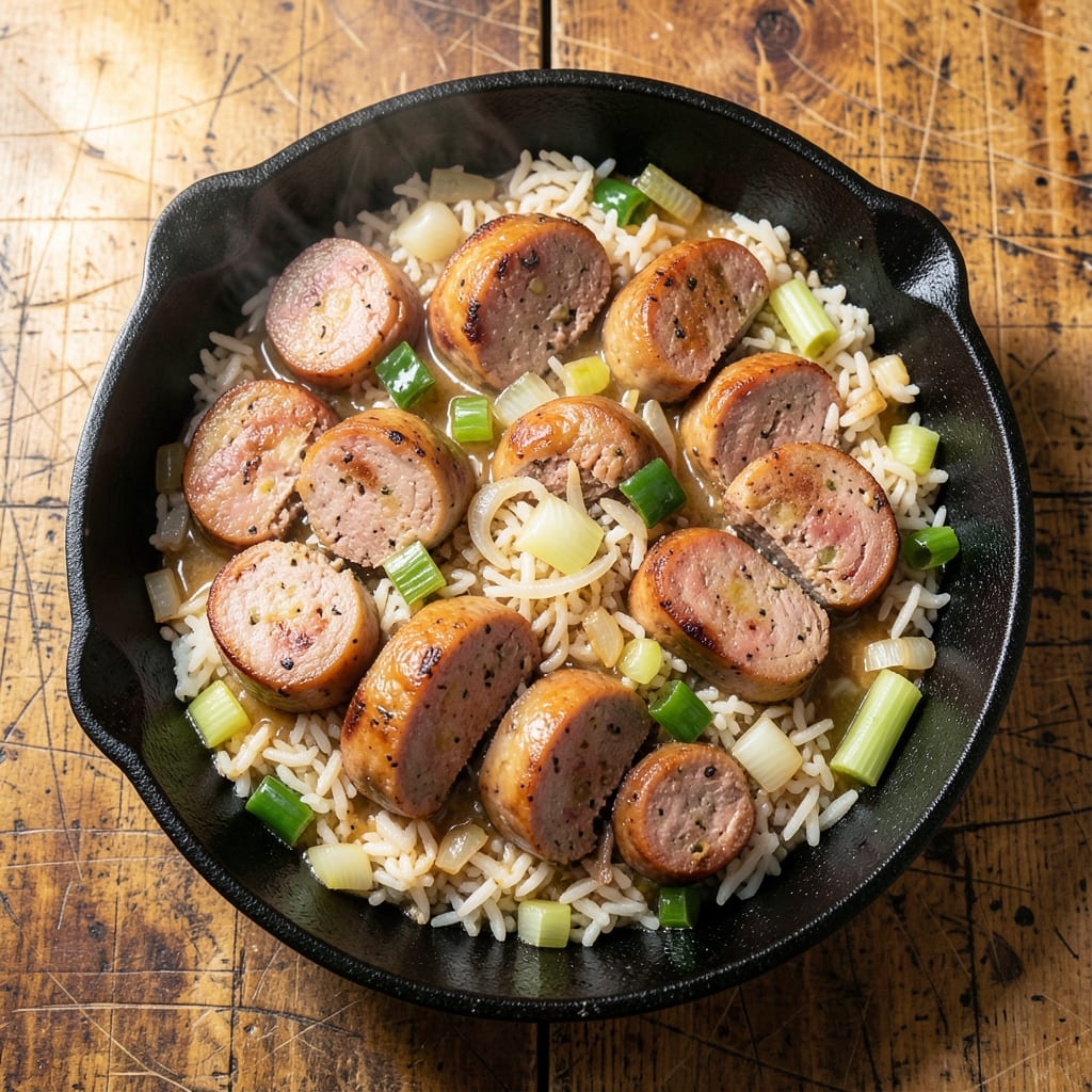 Boudin Casserole Recipe: Cajun Sausage and Rice Bake