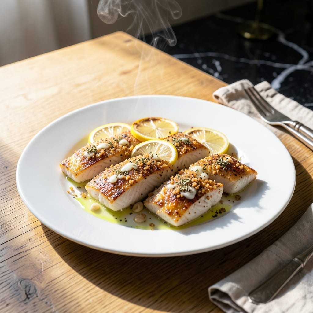 Filet of Sole Oreganata Recipe: Lemon-Butter Herb Elegance